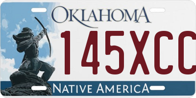 OK license plate 145XCC