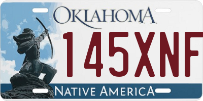 OK license plate 145XNF