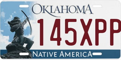 OK license plate 145XPP