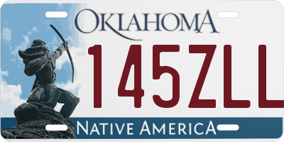 OK license plate 145ZLL