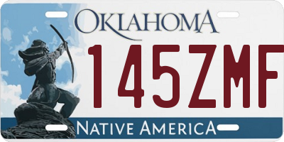 OK license plate 145ZMF