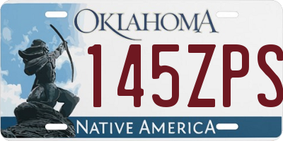 OK license plate 145ZPS