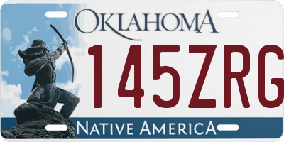 OK license plate 145ZRG