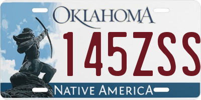 OK license plate 145ZSS