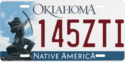 OK license plate 145ZTI
