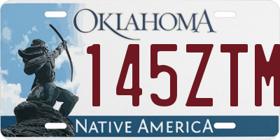 OK license plate 145ZTM