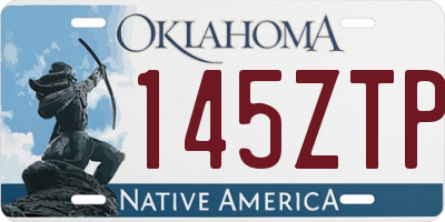 OK license plate 145ZTP