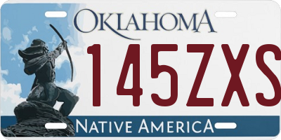 OK license plate 145ZXS