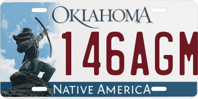OK license plate 146AGM