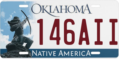 OK license plate 146AII