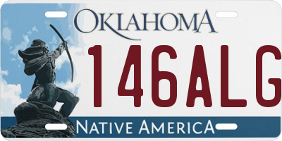 OK license plate 146ALG