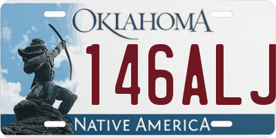OK license plate 146ALJ