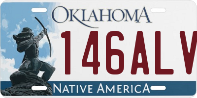 OK license plate 146ALV