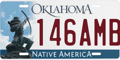 OK license plate 146AMB