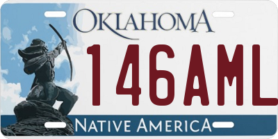 OK license plate 146AML