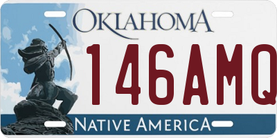 OK license plate 146AMQ