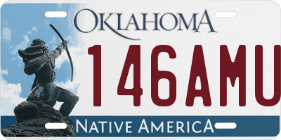 OK license plate 146AMU