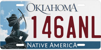 OK license plate 146ANL