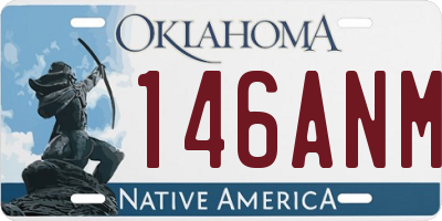 OK license plate 146ANM