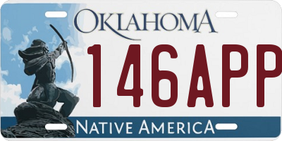 OK license plate 146APP