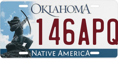 OK license plate 146APQ