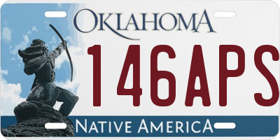 OK license plate 146APS