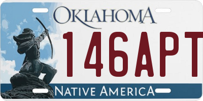 OK license plate 146APT