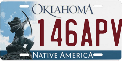 OK license plate 146APV