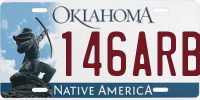 OK license plate 146ARB