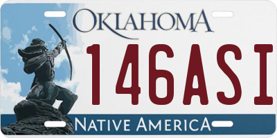 OK license plate 146ASI