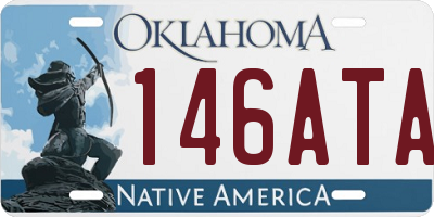 OK license plate 146ATA