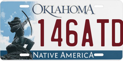 OK license plate 146ATD