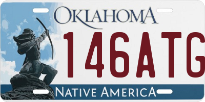 OK license plate 146ATG