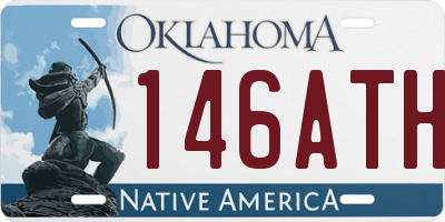 OK license plate 146ATH