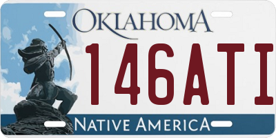 OK license plate 146ATI
