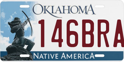 OK license plate 146BRA