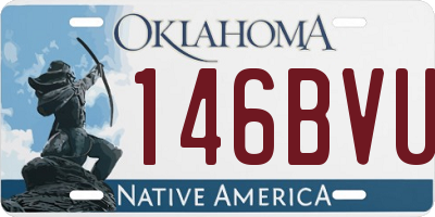 OK license plate 146BVU