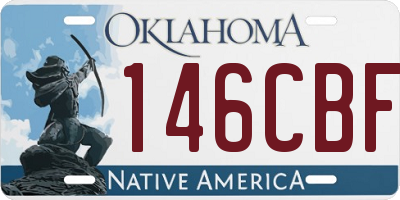 OK license plate 146CBF