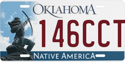 OK license plate 146CCT