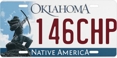 OK license plate 146CHP