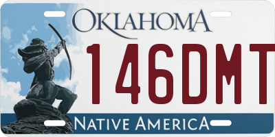 OK license plate 146DMT
