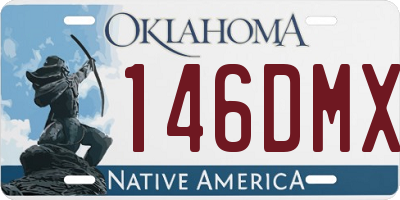 OK license plate 146DMX