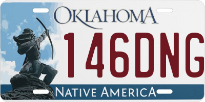 OK license plate 146DNG