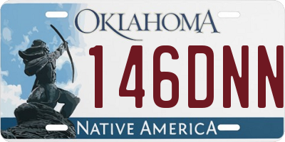 OK license plate 146DNN