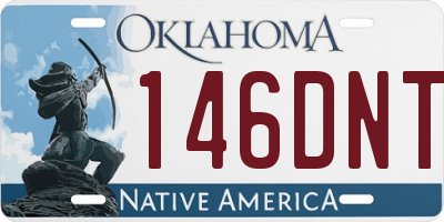 OK license plate 146DNT