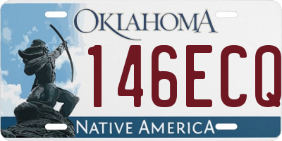 OK license plate 146ECQ