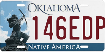 OK license plate 146EDP