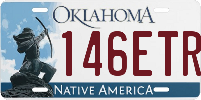 OK license plate 146ETR