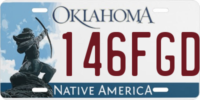 OK license plate 146FGD