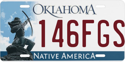 OK license plate 146FGS
